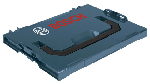 Stackable L-RACK Complete Kit For L-BOXX Systems With I-Boxx53 closed box, blue finish, carrying handle visible.