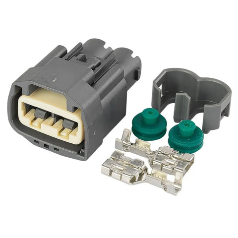3 Pin Plus 2 Pin EPS Power Steering Pump Wire Plug Connector Adapter Housing Seal Kit For Volvo Ford Direct Replacement Easy Install