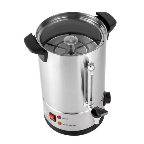 Party Ready Commercial Coffee Urn And Tea Maker 8L Large Stainless Steel Beverage Dispenser For Coffee Tea And Hot Water Thermostable