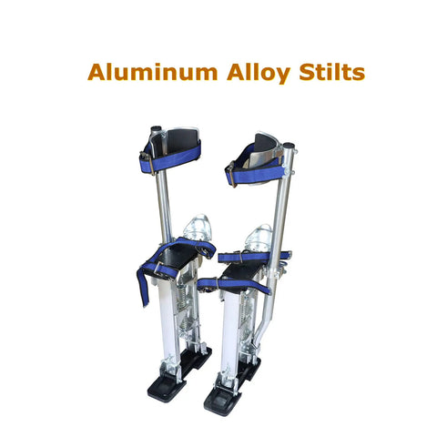 Beefy Aluminum Alloy Stilts 15 to 23 Inch Adjustable Height for High Altitude Work Non Slip Rubber Soles Easy Adjust
