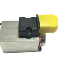 Heavy Duty 12V Electric Scrap Lifting Magnet With Sturdy Handle Strong Industrial Grabber For Forklift And Excavator Rigs Built Tough As Nails For 350 Diesel Trucks H12 H16 H18 H20, close-up view showing metallic structure.