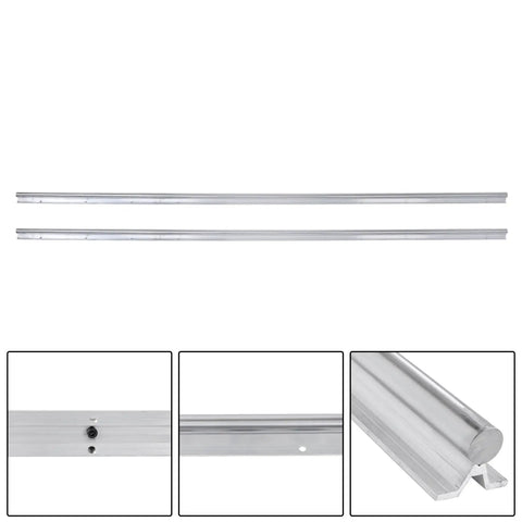 Industrial Linear Bearing Kit Two Pack 2200mm SBR20 Guide Rails With Four SBR20UU Carriages For 20mm Shaft Rods Fast, Smooth CNC Motion Upgrade