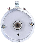 No Sweat 12V Dc Hydraulic Pump Motor Chrome Cw Rotary front view showing connectors and shaft, designed for washout systems.