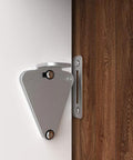 Stainless Steel Barn Door Lock Hardware Sliding Privacy Latch For Closet Shed Pocket Doors And Wood Gates Brushed Nickel Finish