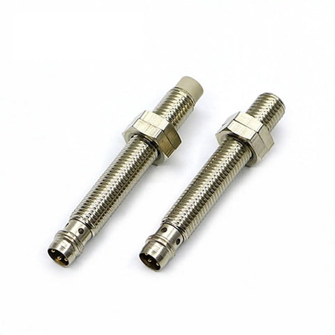 TRC08 1.5DN M8 Connector Small Motion Sensor Photoelectric Sensor With Compact Build Plug In No Fuss Setup Reliable Detection For Conveyors Robotics Automation And Industrial Machines, two metal sensors
