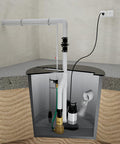 Water Powered Backup Sump Pump for Basement Flood Prevention Automatic Backup During Power Outages No Electricity or Battery Needed