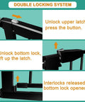 Narrow Baby Gate For Doorways And Stairs 24.5 To 28.3 Inch Wide Pressure Mounted Walk Through Child Safety Gate With Double Lock System