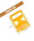 Heavy Duty Woodworking Featherboard Kit For Table Saw Engraver Grip Tough On Fence Knock Out Kickback Risk Extended yellow featherboard dimensions 21.6cm x 16.2cm