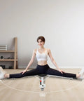 Person using Heavy Duty Leg Stretcher Training Machine For At Home Use 0 To 180 Degree Split Stretch Equipment with alloy frame