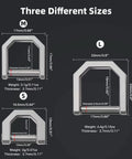 Rock Solid Titanium D Ring Keyholder With Hella Secure Crossbar Mount For Thick Car Ignition Fobs Pocket Knives And Daily EDC Essentials different sizes and specifications image.