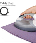 High Temperature Steam Iron Hose Replacement Tube For Efficient Steam Ironing shown with iron and hose