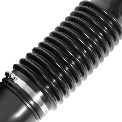Detailed view of the flexible hose on the Backpack Gas Powered Leaf Blower With Harness Beast Mode Power 2.7kW 850CFM 63cc 4.3HP.