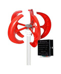 400W Wind Turbine Generator Kit for Home and Marine Use Vertical Axis Wind Generator with Three Phase AC Low Torque Design