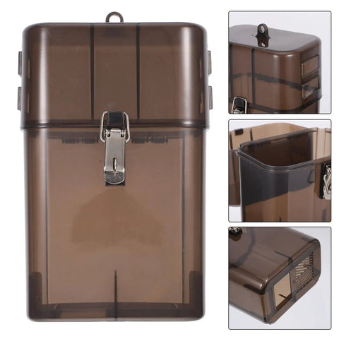 Tough As Nails Universal Electric Vehicle Charger Cover Featuring Waterproof Connector Housing And Smart Thermal Venting For Reliable Outdoor Plug And Port Protection, brown weatherproof case.