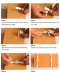 No Sweat Polypropylene Banding Strapping Kit With Dead Simple Dual Handle Packaging Tensioner instructions for use on packaging straps.