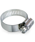 Adjustable Hose Clamps Set Three Quarters To One And A Half Inch Worm Gear Clamp Ten Pack Made Of 300 Grade Stainless Steel