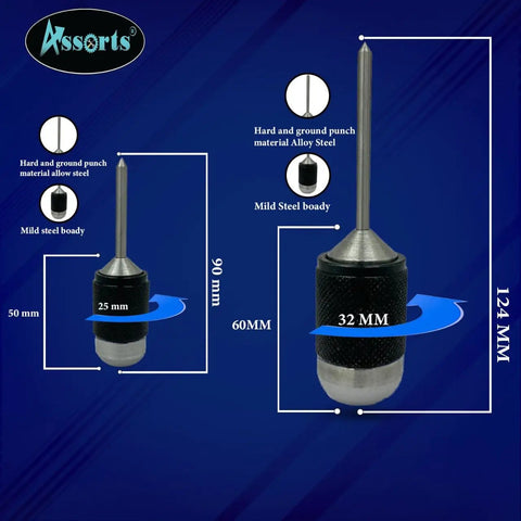 Universal Transfer Center Aligner With Hardened Steel Pins Self Adjusting Knurled Grip Handles No Drama Precision Machinist Punch Set For Mechanics Straight Up Reliability Killer Everyday Workhorse