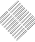 100 Pcs 304 Stainless Steel Cylindrical Locating Pins 5x40mm Solid Dowel Pins for Mechanical Fastening and Industrial Alignment