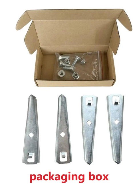 Beefy Plug Aerator Knife Replacement Kit For 40 To 52 Inch Tow Behind Lawn Aerators with four knives and bolts shown with packaging box