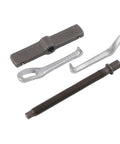 Two Jaw Adjustable Gear Puller For Gears Pulleys And Flywheels This Handy Bearing Remover Tool Four Inch Heavy Duty Auto Repair Puller Built Tough And Easy To Use parts kit