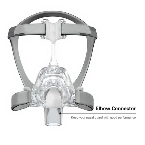 Replacement Mirage FX Elbow Connector Kit For Lightweight Nasal Masks, Durable Plastic, 2 Pack translucent elbow connector