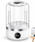 Compact Cordless Mini Washing Machine Rechargeable Portable Spin Action For Underwear Socks And Delicates On Apartments Dorms And Travel Adventures With No Heavy Lifting Just Toss And Go For Fresh Threads With Ease.