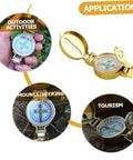 All In One Portable Hiking Compass With Carabiner For Camping And Backpacking Quick Reading Map Needle Durable Keychain Navigation Tool For Orienteering And Outdoor Adventures in use for outdoor activities and tourism.