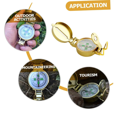 All In One Portable Hiking Compass With Carabiner For Camping And Backpacking Quick Reading Map Needle Durable Keychain Navigation Tool For Orienteering And Outdoor Adventures in use for outdoor activities and tourism.