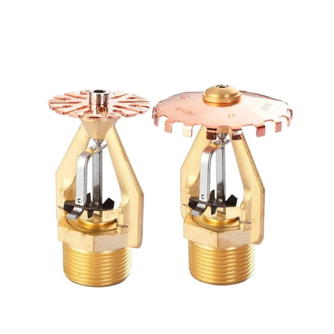 Rock Solid 1 Piece Esfr Fire Sprinkler Head With Dn25 Wide Bore Connection And K363 High Output Rating showing dual copper head design.