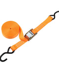 One Inch Ratchet Tie Down Straps Set Of Four For Cargo Kayaks On Roof Racks Or Truck Bed With Heavy Duty Coated S Hooks And Cam Buckles