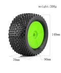 4Pcs 140mm Off Road RC Tires With 17mm Hex High Grip Rubber And Deep Self Cleaning Tread For 1/8 Scale Racing Buggies