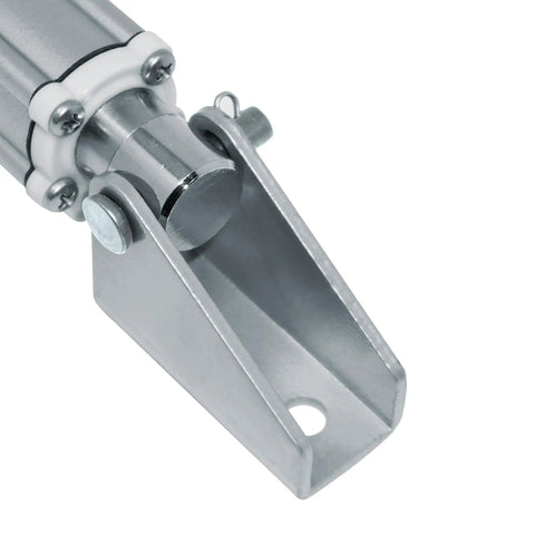Heavy Duty Iron Mounting Bracket BRK-09 for Linear Actuators, close-up showing 180 degree swivel mechanism