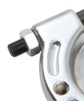 Close-up of Beefy Bearing Puller For Cars And Trucks Pro Grade Auto Maintenance Tool showing bolt and metal construction
