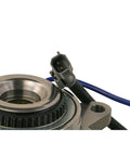Top Shelf Front Wheel Bearing And Hub Assembly For 2017 Through 2020 Ford F150 Pickup detailed view showing sealed bearing and connector.