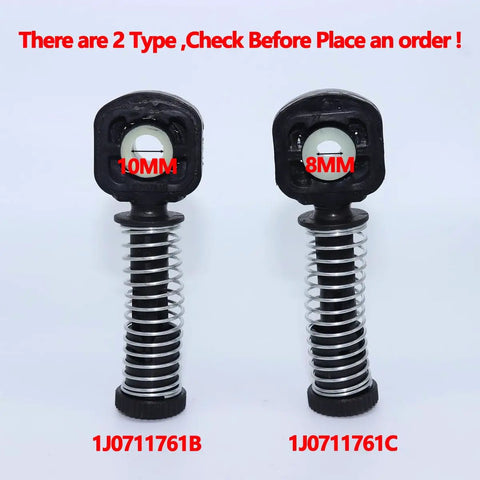 Pair of Bowden Cable End Catch Clips 10mm and 8mm for VW Polo Jetta Golf and Audi A1 A3 TT B6 B7 Manual Gearbox Shift Linkage Repair Kit
