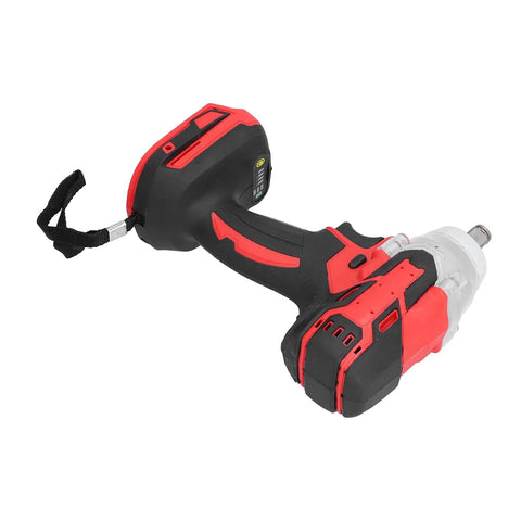 Cloimei 18 V Brushless Cordless Impact Wrench With 1/2 Inch Chuck, 250 Nm Torque, Fast 2400 Rpm Speed For Car Repair And Construction Sites side view with ergonomic grip.