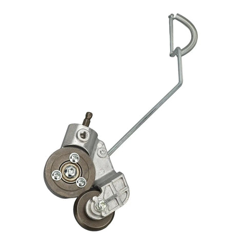 Premium High Hardness Steel Electric Drill Metal Shears Attachment Tool for cutting roofing panels and aluminum sheets.