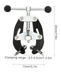Solid Steel Pipe Alignment Clamp Model A1 Welding Positioner Tool 20cm/7.9in for accurate tack without slippage or rust.