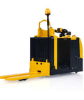 Get Your Hands On This Wheelfun RTR Metal 1/14 Electric Remote Control Forklift MO55 side view with yellow details.