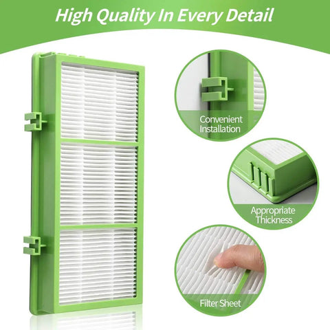 Four Pack Replacement Filters For Holmes AER1 Air Purifier Compatible With 300AH U4R And HAP242 NUC Replaces A D K Fits CAP531 U