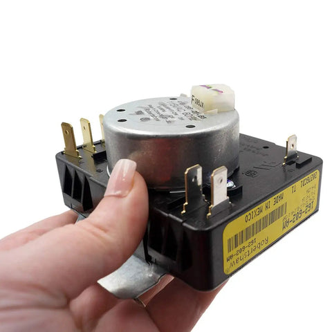 Model Specific Clothes Dryer Timer Replacement For Your Dryer 115V 60Hz 3W CW Rotation D Shaft One Quarter Inch To Five Sixteenth Inch