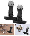 Beefy Stainless Steel Engine Hood Latch Kit with Rubber T Handle Easy Install for Car Hood Catch Replacement Durable Rust Resistant