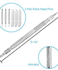 Watch Link Remover Kit Pro Grade with Spring Bar Tool and 360 pcs pins, extra tips for quick watch band removal and repair.