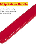 Cam Pulley Holder And Crankshaft Damper Locking Tool for Lexus and Toyota engines, showing non-slip red rubber handle detail