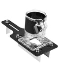 Front view of 2 In 1 Invisible Fastener Slotting Bracket For Cabinet Furniture Assembly And Wood Router Base Mortising Jig, Heavy Duty Aluminum Alloy Construction, DIY Friendly, Lets You Slot, Align, And Assemble Cabinets With Ease