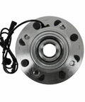 Drop In Install Ready For The Grind Heavy Duty Front Wheel Hubs And Bearings Pair Set For Ram 1500 2500 3500 Four Wheel Drive Extended Crew Cab High Grade Hub Assembly showing the hub assembly front view.