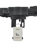 Mass Air Flow Sensor Replacement For Silverado 1500 2500 3500 HD Tahoe Suburban 1500 2500 Avalanche 2009 2015 MAF Sensor Plug And Play For Smooth Idle And Beefed Up Acceleration, black plastic