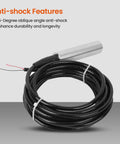 Anti-shock Water Tank Level Sensor 1 Meter TL 136 Hydrostatic Liquid Level Transmitter for tank monitoring with coiled cable