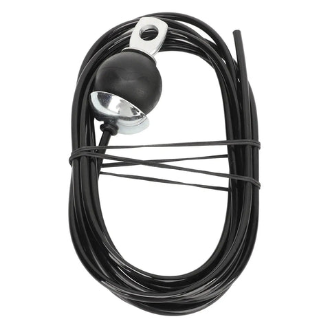 5mm Steel Pulley Cable with Ball Stopper for Gym Equipment Replacement, Heavy Duty 220lb Load Bearing, coiled wire rope