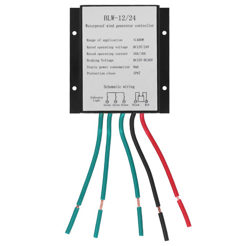 Beefy Wind Turbine Charge Controller With High Efficiency Power Management IP67 Waterproof 10 To 16A DC12 24V Aluminum Alloy Generator Controller For Wind Turbine Power System